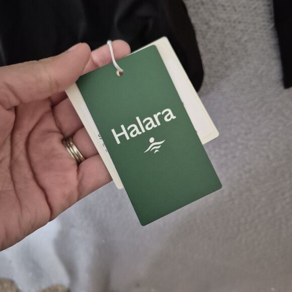 Nwt Halara Women's Softlyzero Long Sleeve Side Pocket Flare Micro Mini Dress L - Picture 2 of 10